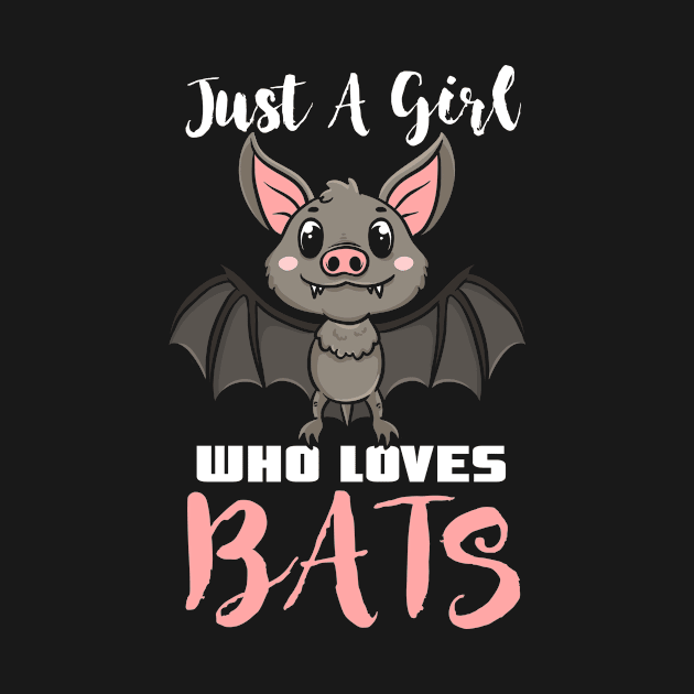 Bats Girl Who Loves Bats by Shirtjaeger