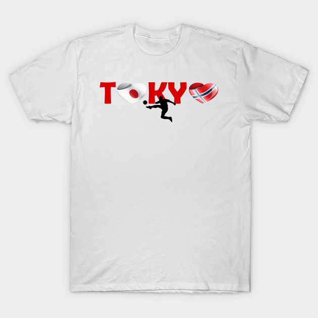 Discover Sports games in Tokyo: Football team from Norway (NO) - Football Team - T-Shirt