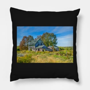 Abandoned House, Wentworth Valley, Nova Scotia Pillow