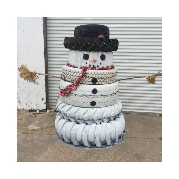 Tire Snowman by aldersmith