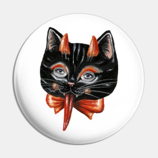 Devil cat Pin