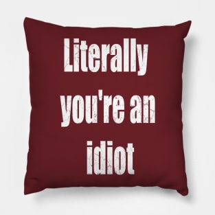 Vintage Idiot Pillow