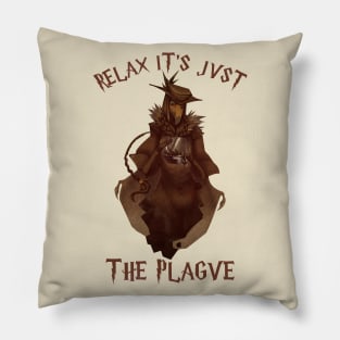 Vintage Plague Doctor Pillow