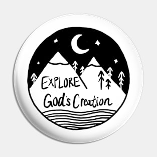 Explore God's Creation Pin