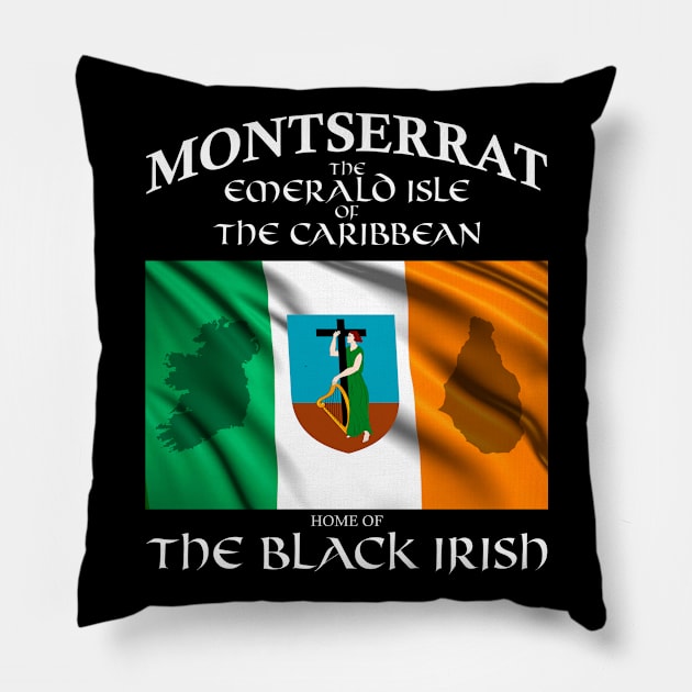 Montserrat irish Pillow by Ireland