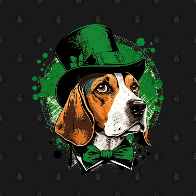 Beagle St Patrick's Day by JayD World