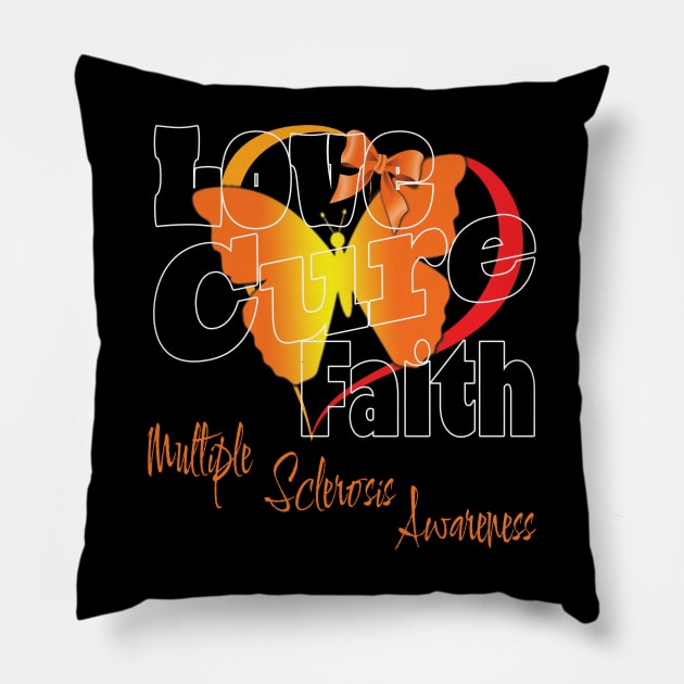 Multiple Sclerosis Awareness. Pillow by TeeText