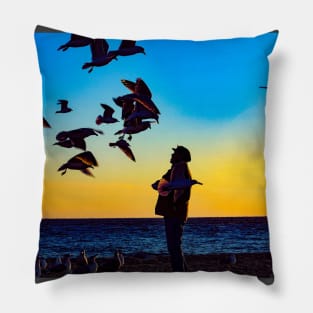 Seagulls Pillow