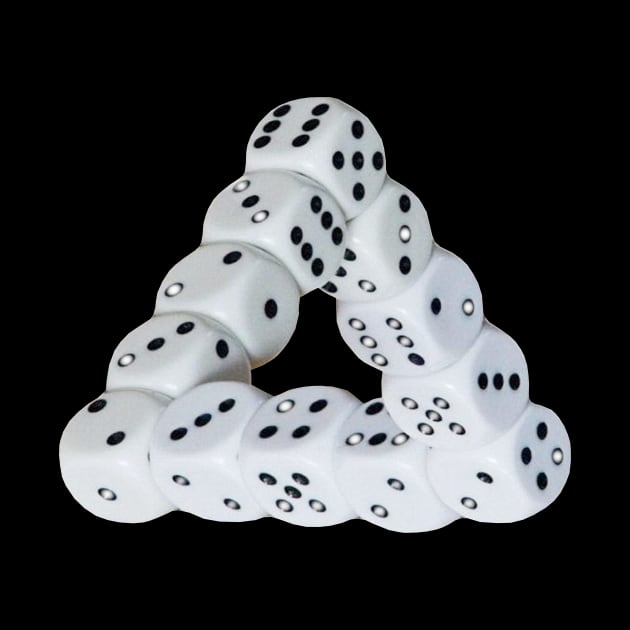 Optical illusion Dice by icarusismartdesigns