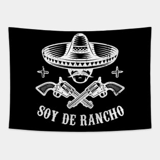 Soy de rancho - white design Tapestry