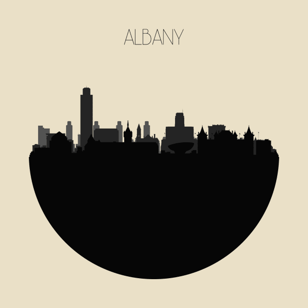 Albany Skyline by inspirowl