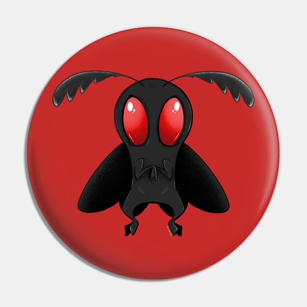 Lil' Mothman (No Back) Pin by SmidgeFidge