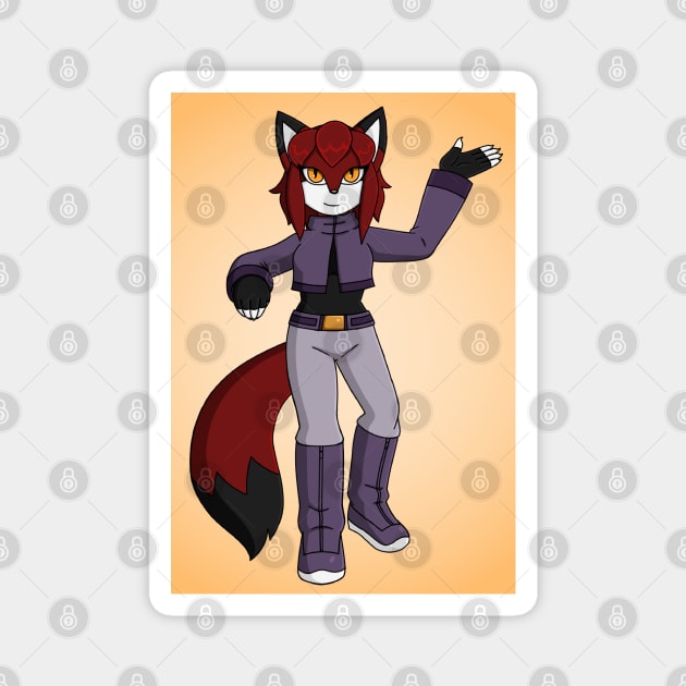 Rubi Casual Kemono Magnet by Firestorm Fox