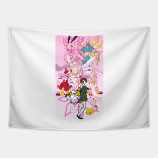 Digimon Adventure tri girls Tapestry by JubiaMaJo