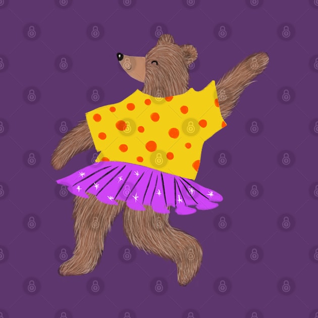 Dancing Bear by Davilyn Lynch Illustration