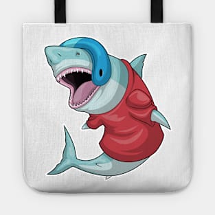 Shark Helmet Football Tote