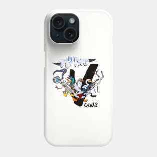 Flying V Club, Birds that all fly in V pattern Phone Case