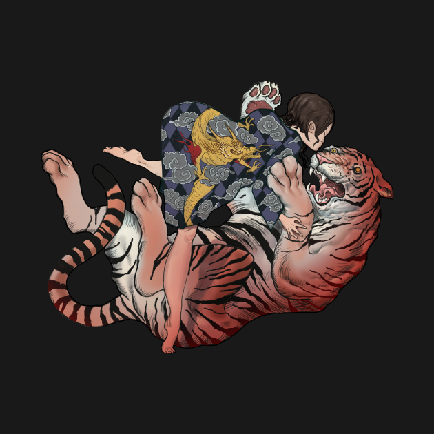 Discover Dragon VS Tiger - Tiger - T-Shirt