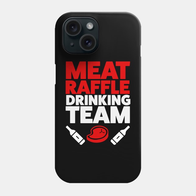 Funny Meat Raffle Drinking Team Buffalo NY Minnesota Phone Case by PodDesignShop