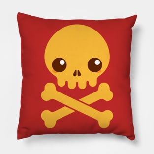 Kawaii Skull Pillow