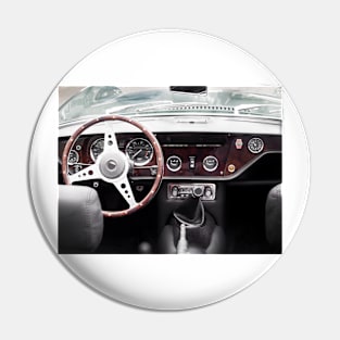 British classic sports car Spitfire Pin