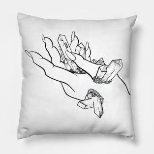 Crystal Infected Hand Pillow