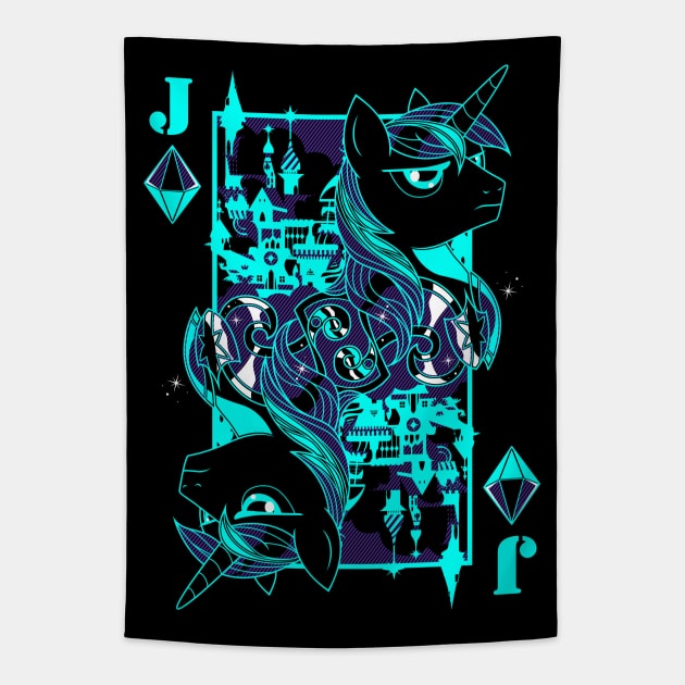 Jack of Crystals, Shining Armor Tapestry by GillesBone