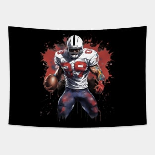 American Football Offensive Guard Tapestry