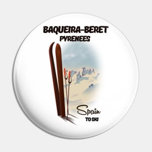 Baqueira-Beret Pyrenees Spain ski Pin