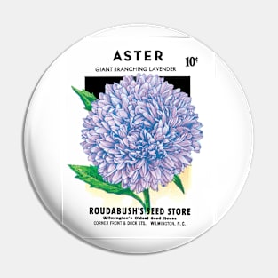 Vintage Aster Roudabush Seed Packet Pin
