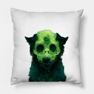 Scary Hound Made with Green Poisonous Gas Pillow