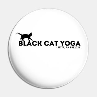 Black Cat Yoga Lititz Pin