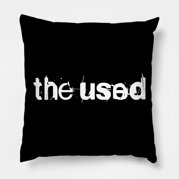 The Used Band 3 Pillow by Lula Pencil Art