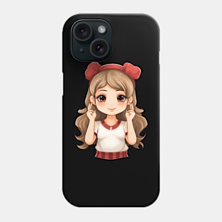 thanksgiving cute girl Phone Case