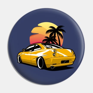 Yellow Coupe Type 175 Turbo Pin