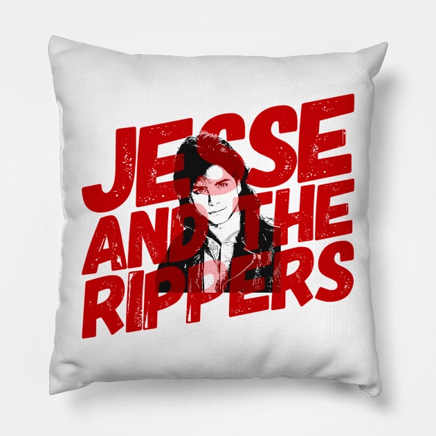 Full House Jesse and the Rippers Pillow by RetroSalt