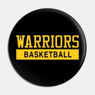 Warriors Basketball Pin