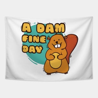 A dam fine day Tapestry