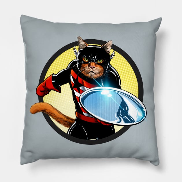 Americat Pillow by ThirteenthFloor