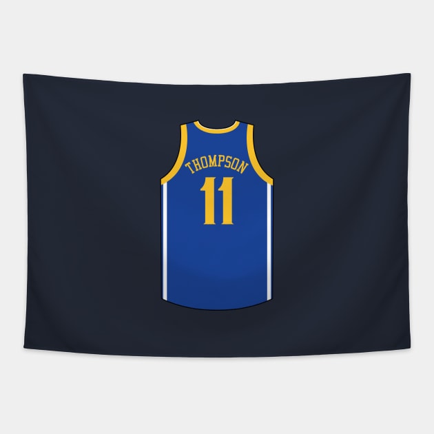 Klay Thompson Golden State Jersey Qiangy Tapestry by qiangdade