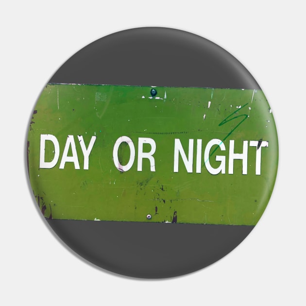 Day or Night Pin by badlydrawnbabe