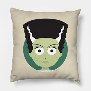 Little Bride of Frankenstein Pillow