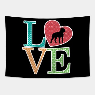 Love boston terrier best boston terrier Tapestry