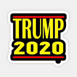 Trump 2020 campaign Yellow Magnet