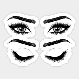 Colorful Male Eyes Sticker for Sale by AnnArtshock