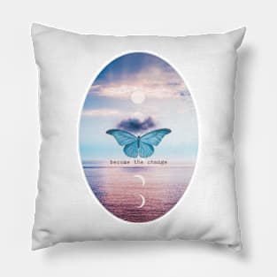 Aesthetics, cottagecore, romantic, flowers, floral, quote, inspiration Pillow