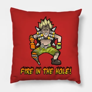 Fire in the Hole! Pillow