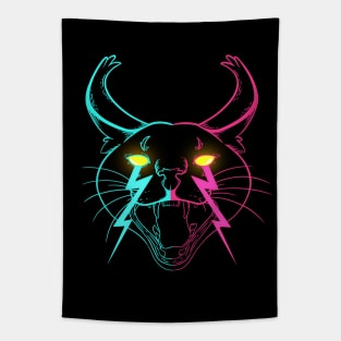 Retro Caracal Tapestry