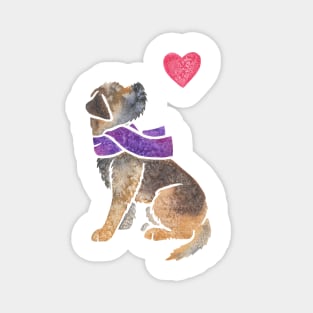 Watercolour Border Terrier Magnet