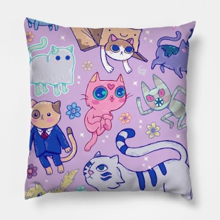 Cats Adventure Pillow